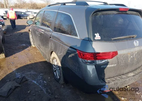 2014 Honda Odyssey Ex-L из США, поврежденный, VIN 5FNRL5H60EB037689